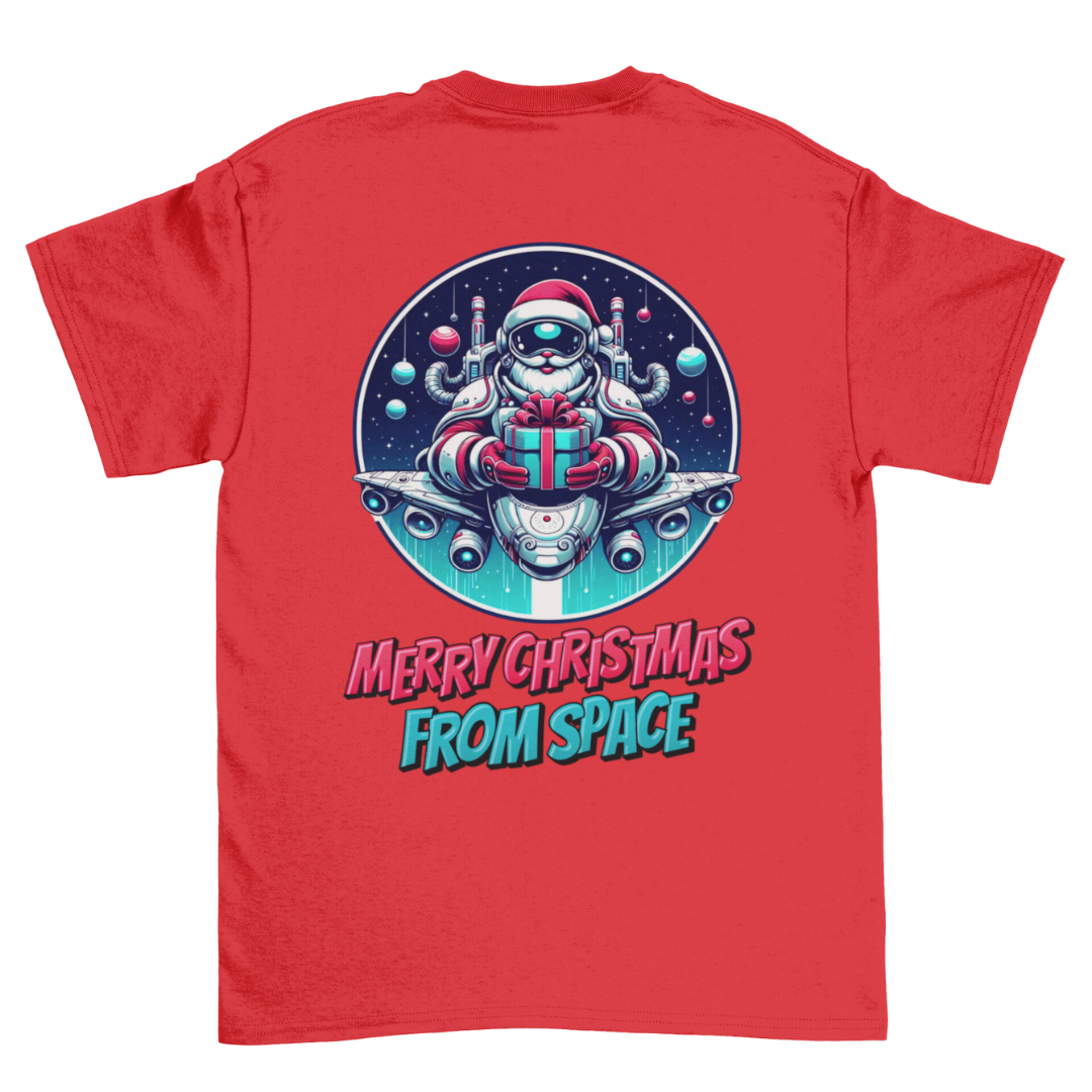 Unisex Short Sleeve T-Shirt - Christmas in Space