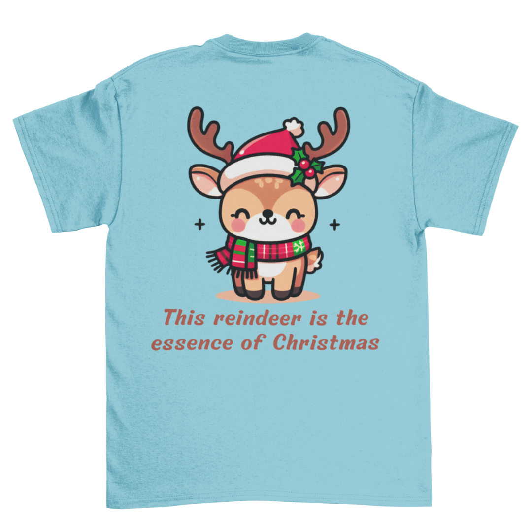 Unisex Short Sleeve T-Shirt - The Most Adorable Reindeer