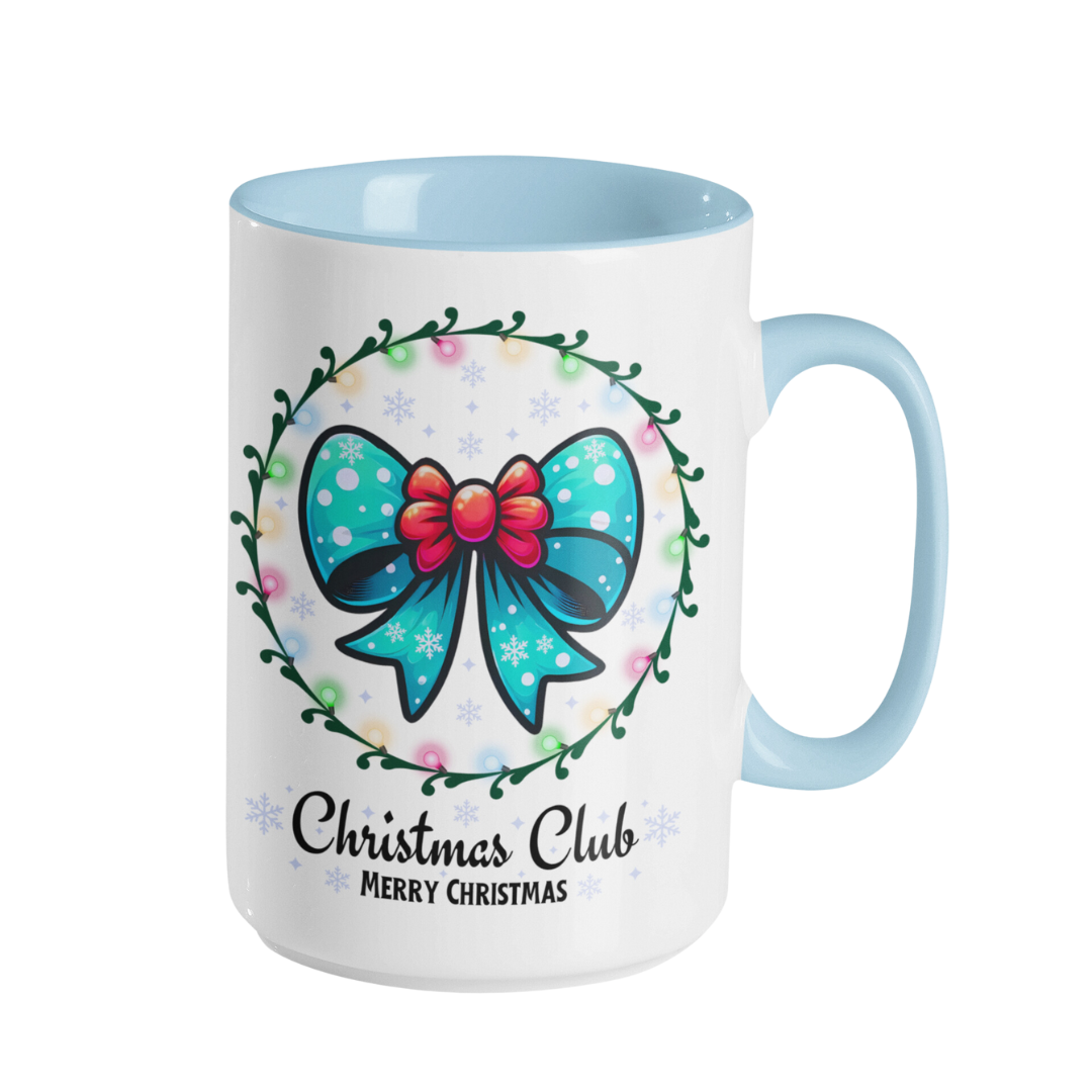 Taza de café con acento (11 y 15 oz) - Christmas Club