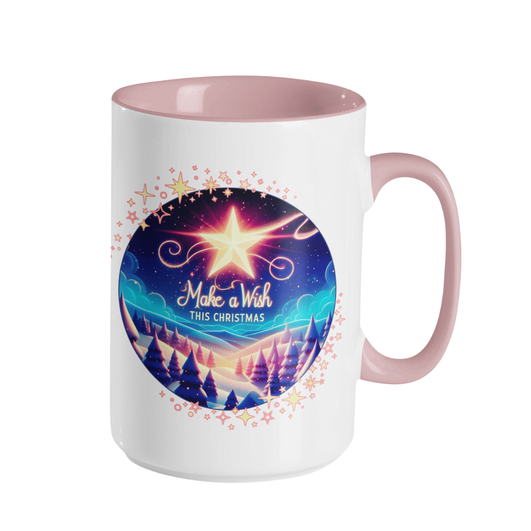 Accent Coffee Mug (11, 15 oz) - Make a Wish