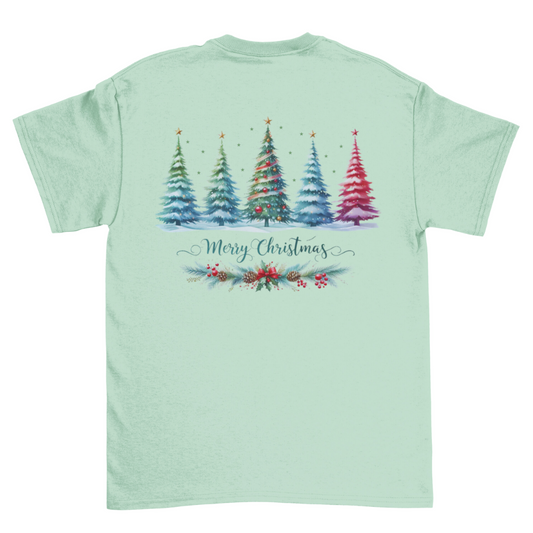 Unisex Short Sleeve T-Shirt - Christmas Forest