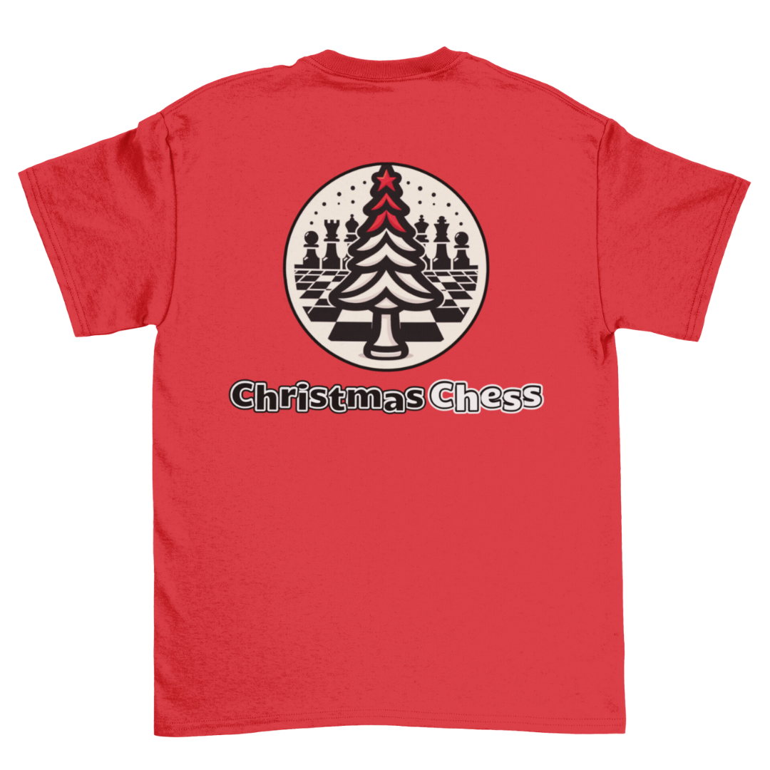 Unisex Short Sleeve T-Shirt - Christmas Checkmate