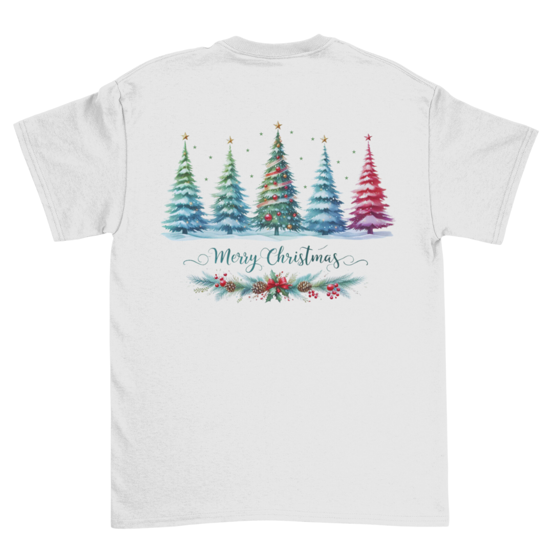 Unisex Short Sleeve T-Shirt - Christmas Forest