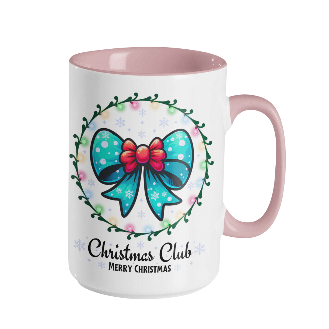 Taza de café con acento (11 y 15 oz) - Christmas Club