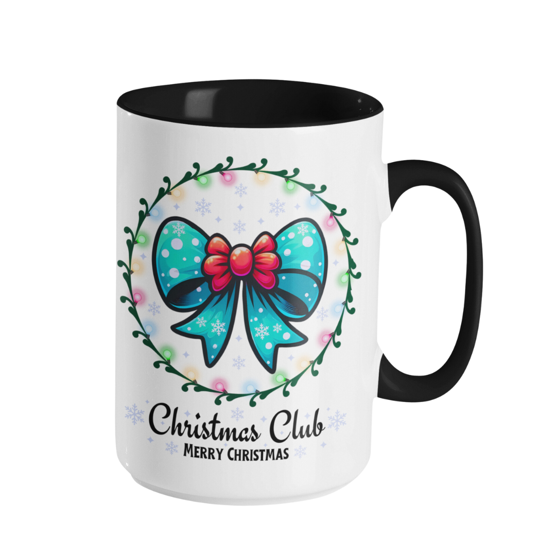 Taza de café con acento (11 y 15 oz) - Christmas Club