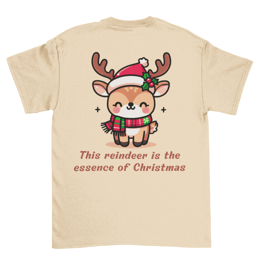 Unisex Short Sleeve T-Shirt - The Most Adorable Reindeer