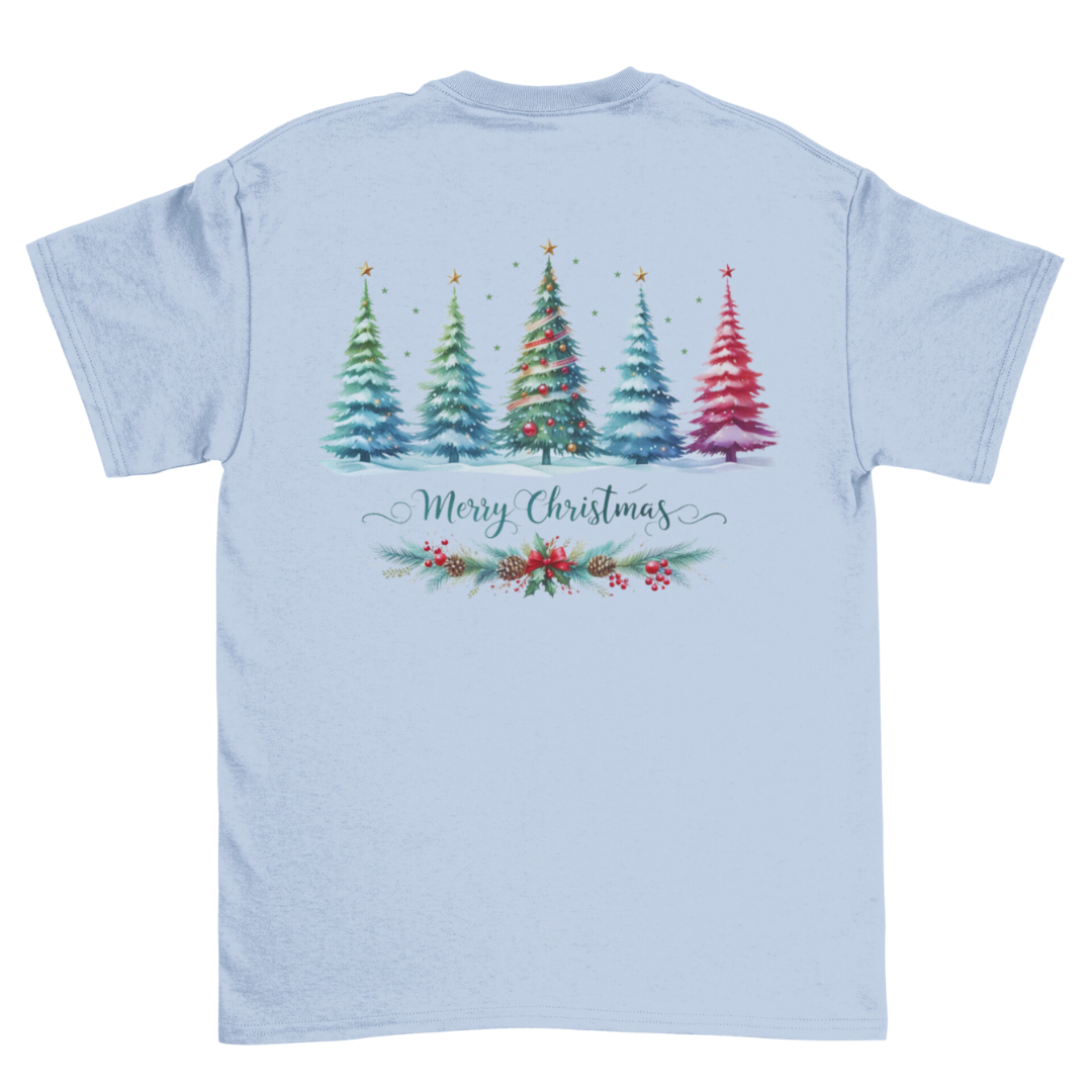 Unisex Short Sleeve T-Shirt - Christmas Forest