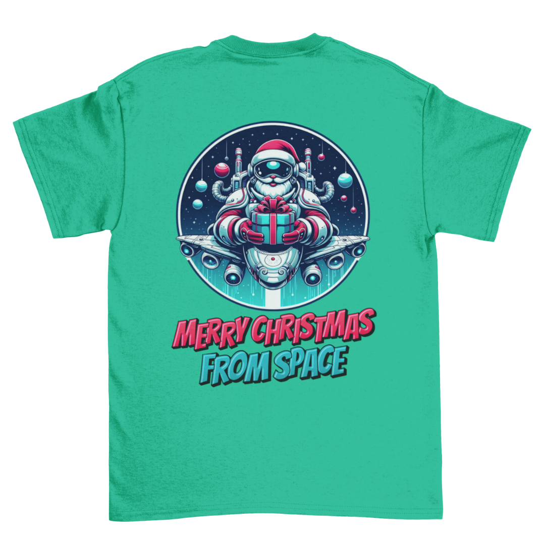 Unisex Short Sleeve T-Shirt - Christmas in Space