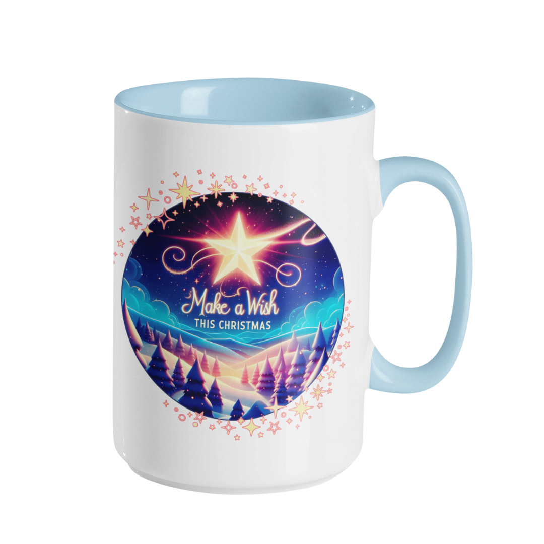 Accent Coffee Mug (11, 15 oz) - Make a Wish