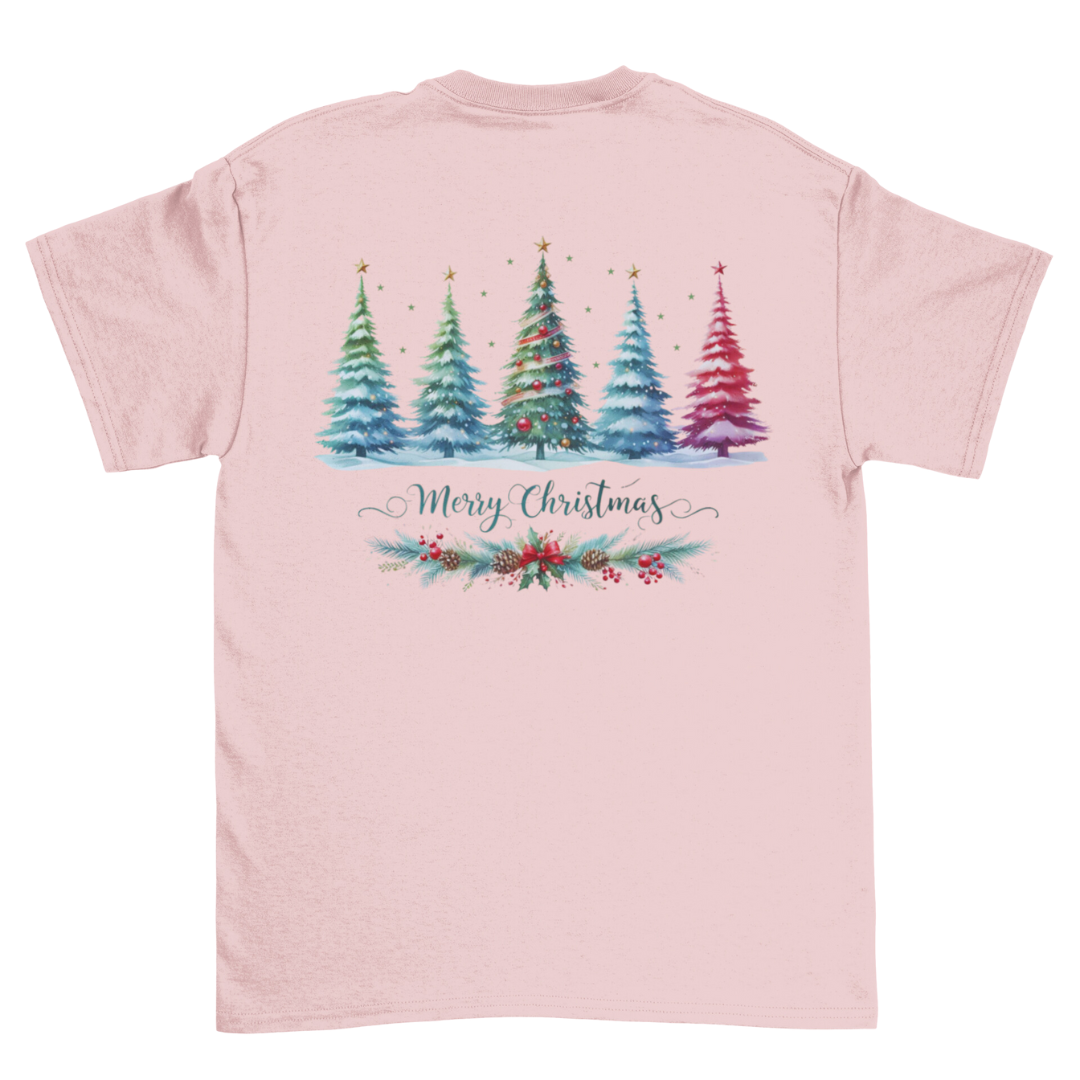 Unisex Short Sleeve T-Shirt - Christmas Forest