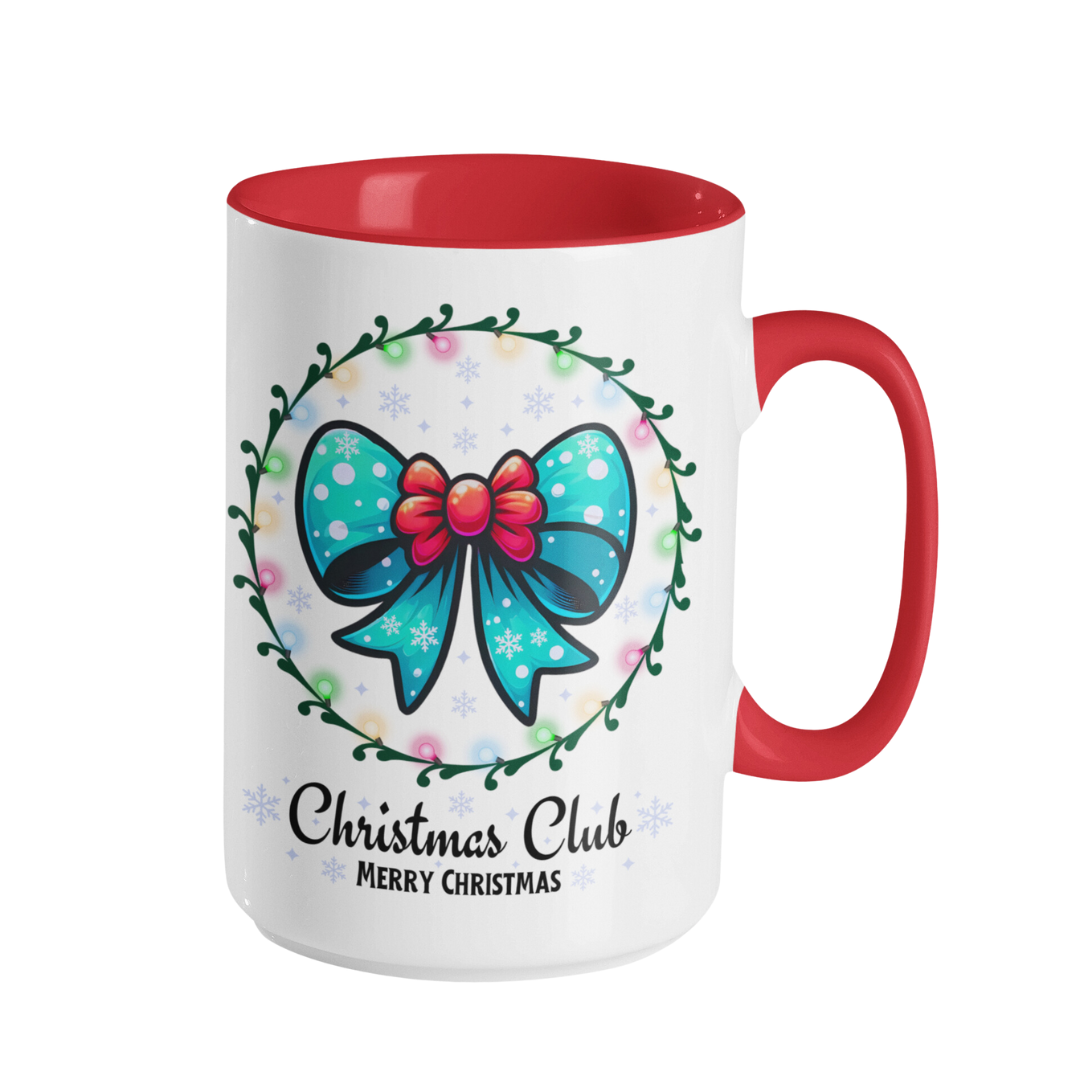 Taza de café con acento (11 y 15 oz) - Christmas Club