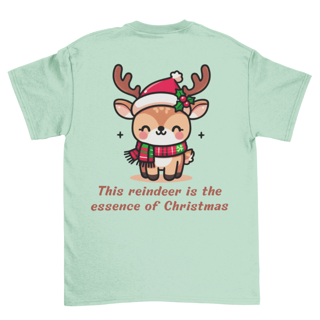 Unisex Short Sleeve T-Shirt - The Most Adorable Reindeer