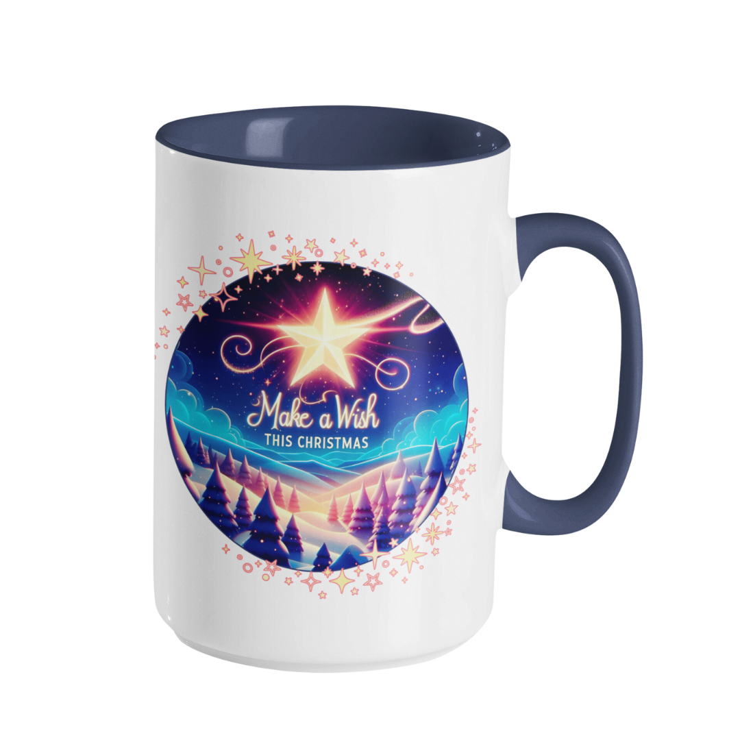 Accent Coffee Mug (11, 15 oz) - Make a Wish