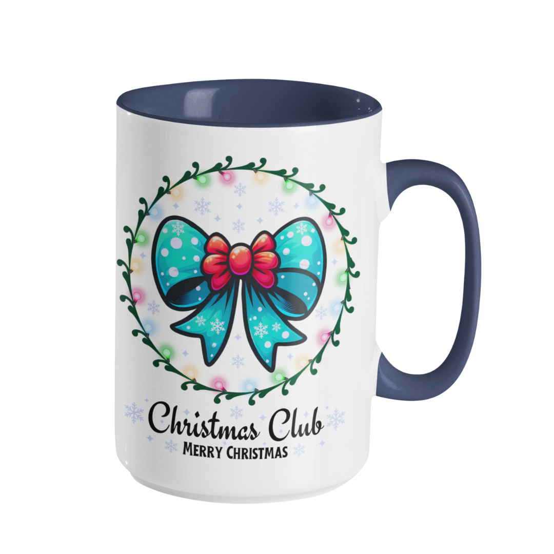 Taza de café con acento (11 y 15 oz) - Christmas Club