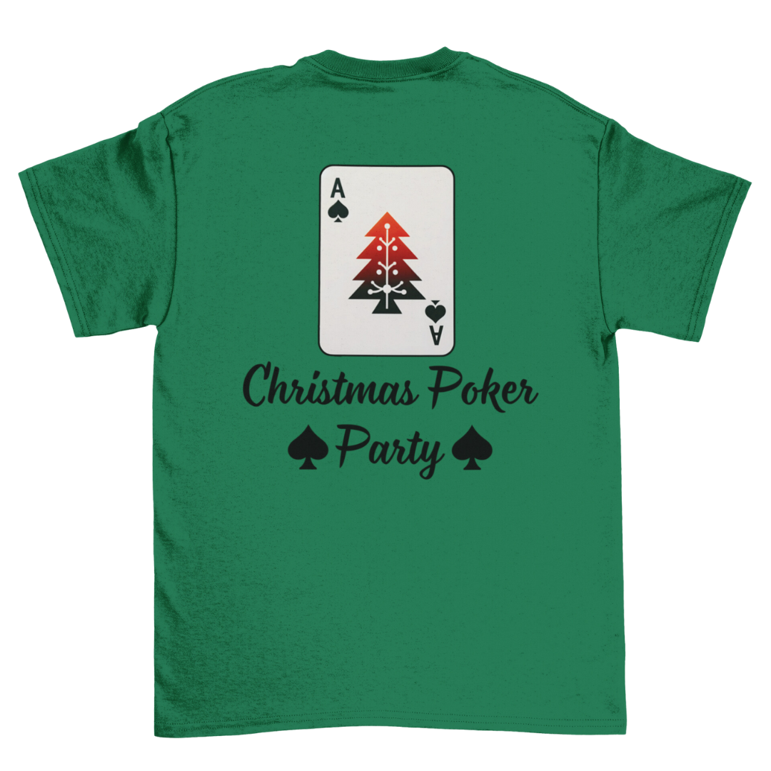 Unisex Short Sleeve T-Shirt - Christmas Poker Party