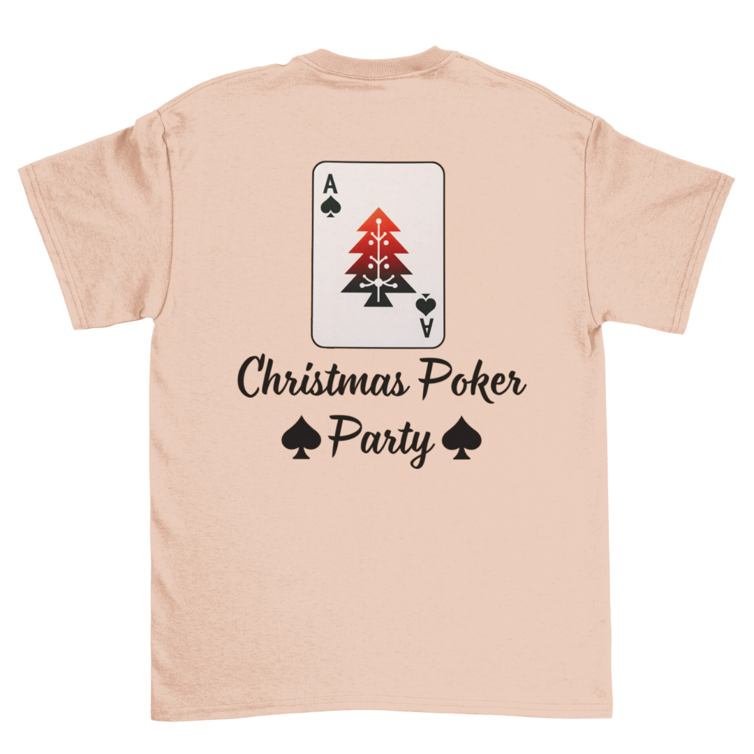 Unisex Short Sleeve T-Shirt - Christmas Poker Party