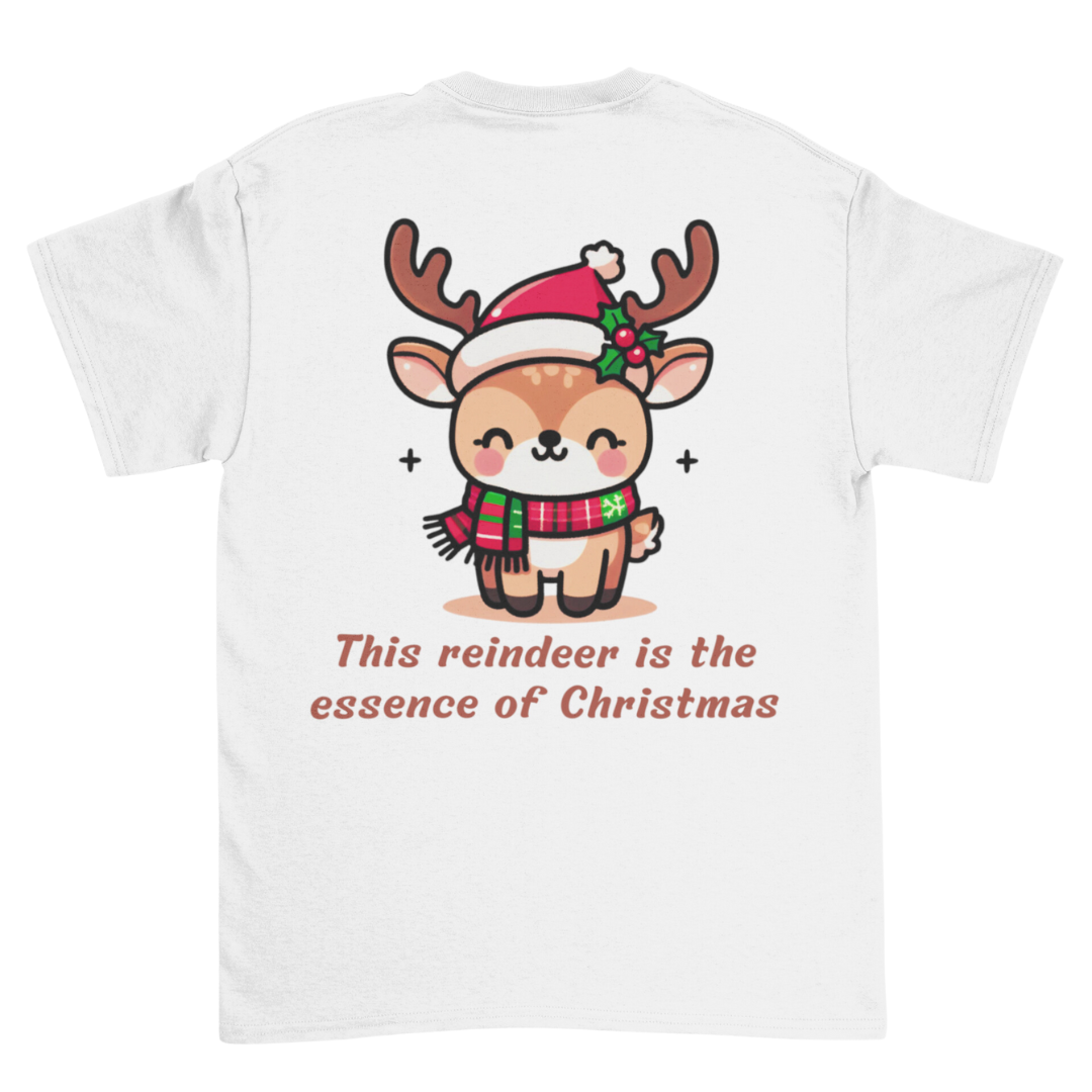 Unisex Short Sleeve T-Shirt - The Most Adorable Reindeer