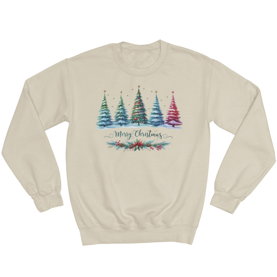 Unisex Crewneck Sweatshirt - Christmas Forest