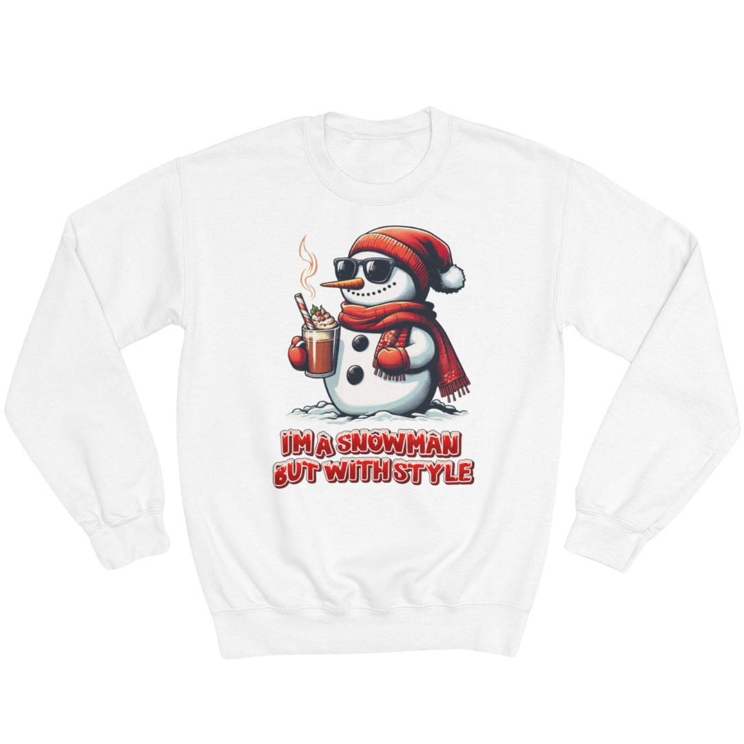 Sudadera unisex de cuello redondo - Frosty with Style