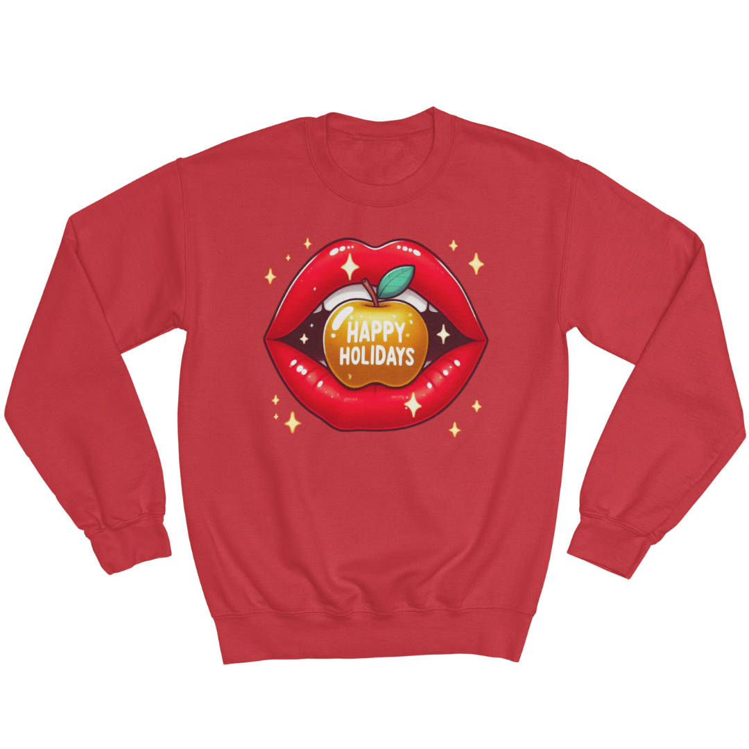 Sudadera unisex de cuello redondo - Snack navideño