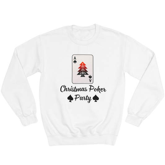 Unisex Crewneck Sweatshirt - Christmas Poker Party