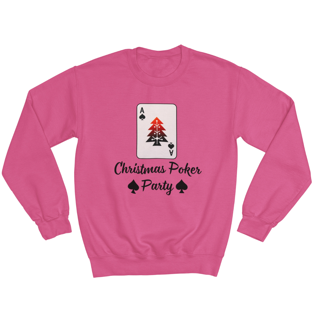 Unisex Crewneck Sweatshirt - Christmas Poker Party