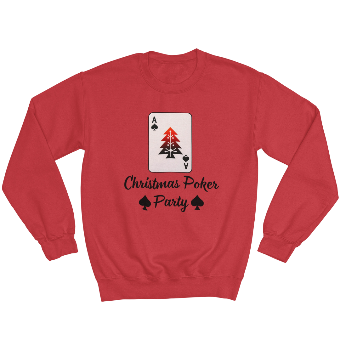 Unisex Crewneck Sweatshirt - Christmas Poker Party