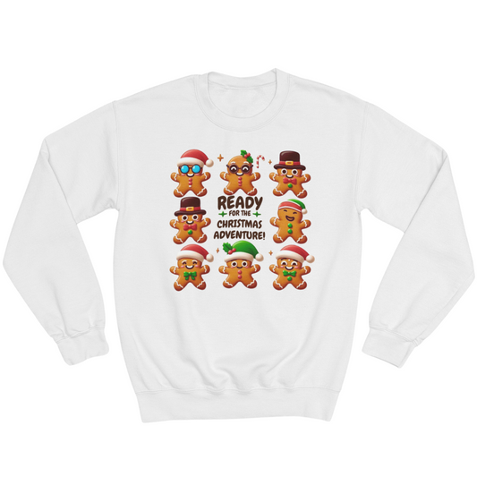 Unisex Crewneck Sweatshirt - Gingerbread Friends