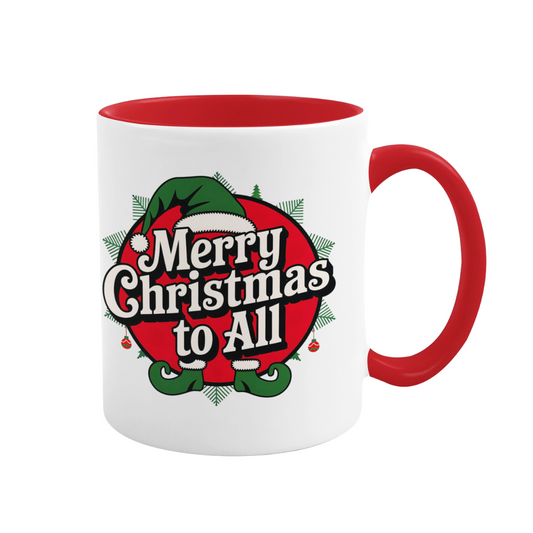 Accent Coffee Mug (11, 15 oz) - The Spirit of Christmas