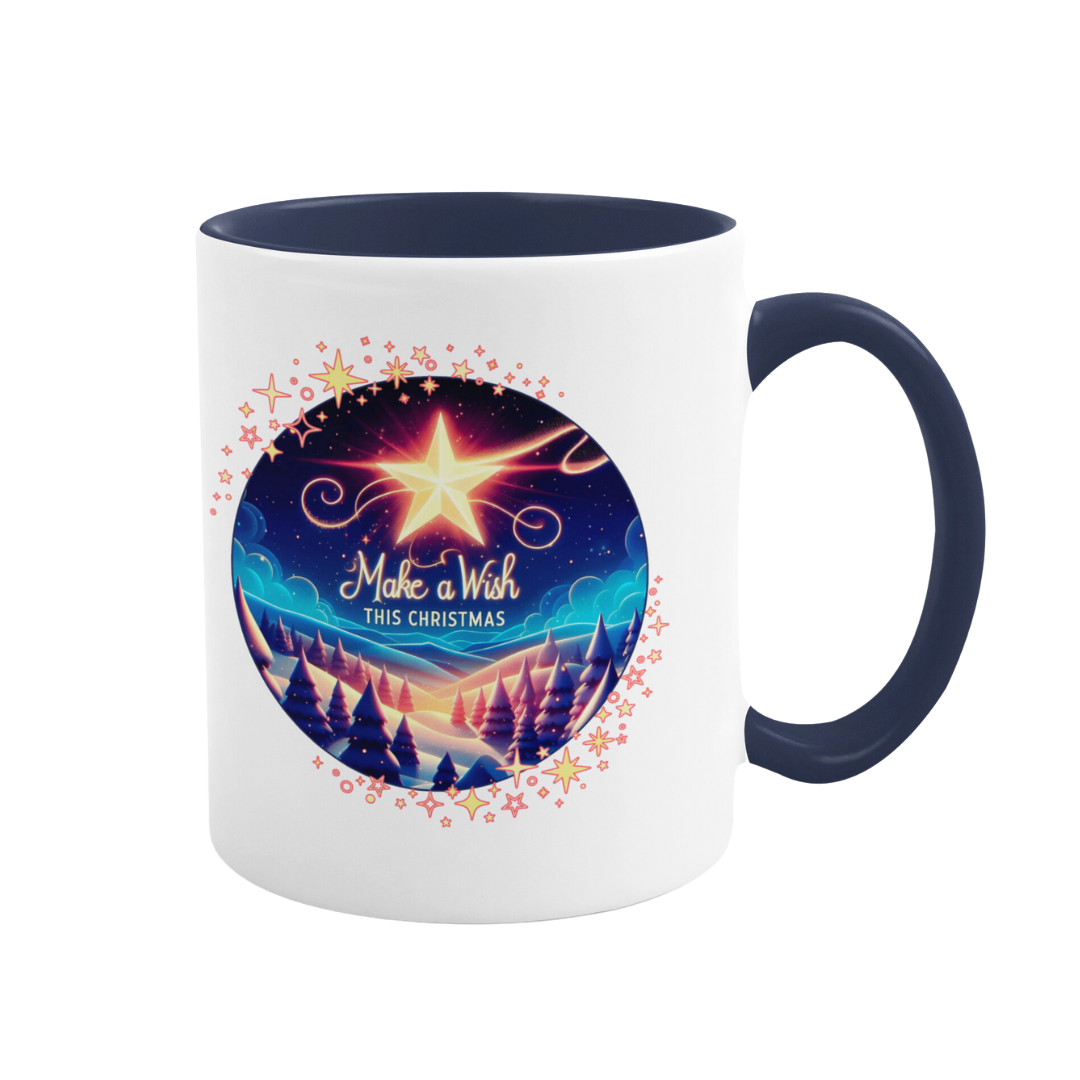 Accent Coffee Mug (11, 15 oz) - Make a Wish