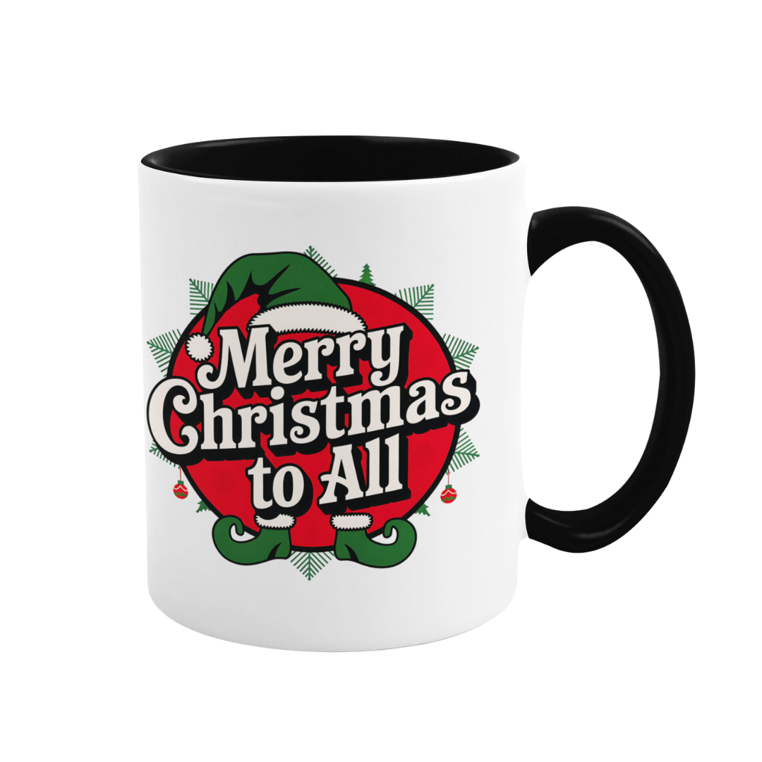 Accent Coffee Mug (11, 15 oz) - The Spirit of Christmas