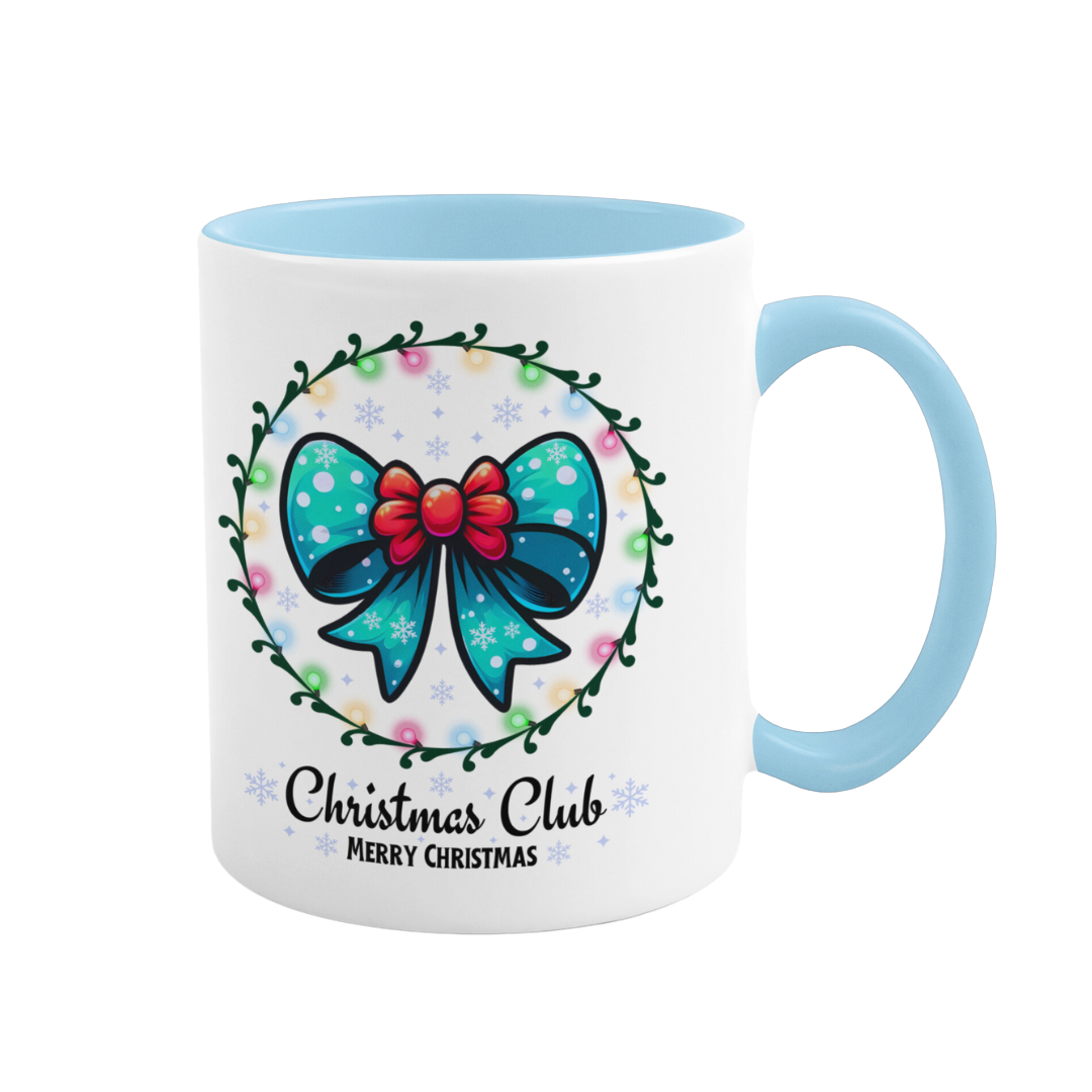 Taza de café con acento (11 y 15 oz) - Christmas Club