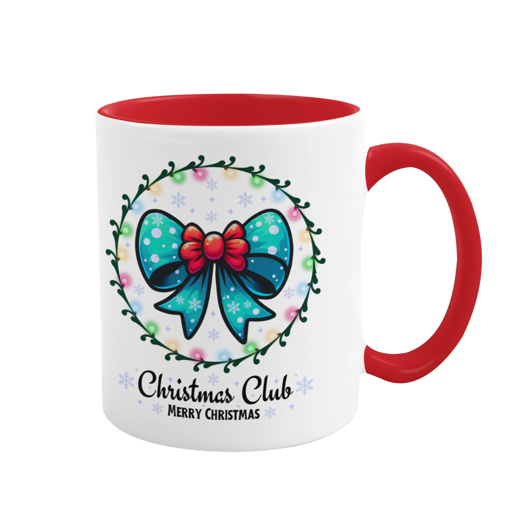 Taza de café con acento (11 y 15 oz) - Christmas Club