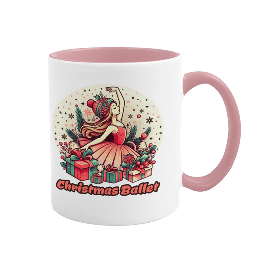 Accent Coffee Mug (11, 15 oz) - Christmas Dancer