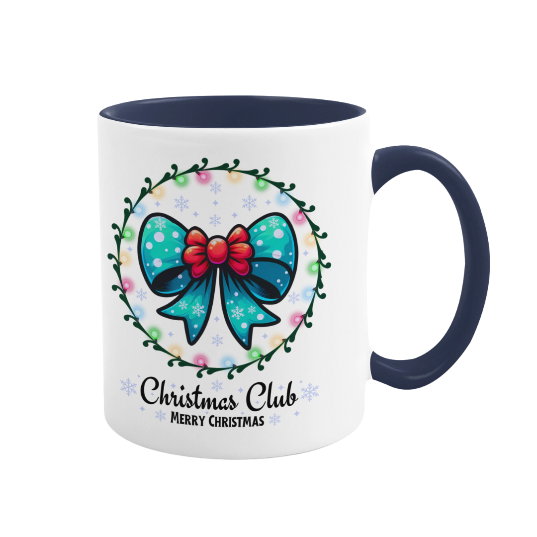 Taza de café con acento (11 y 15 oz) - Christmas Club