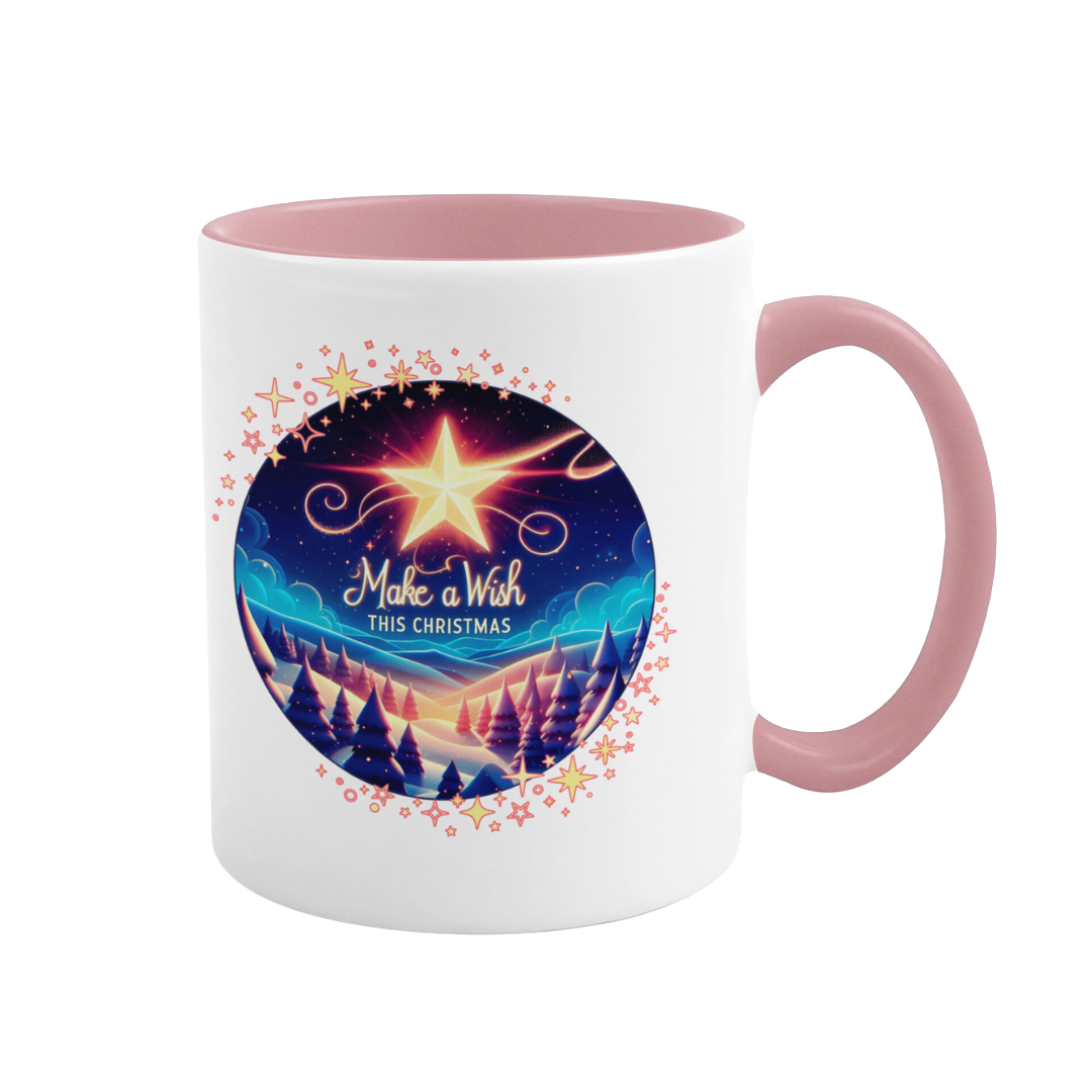 Accent Coffee Mug (11, 15 oz) - Make a Wish